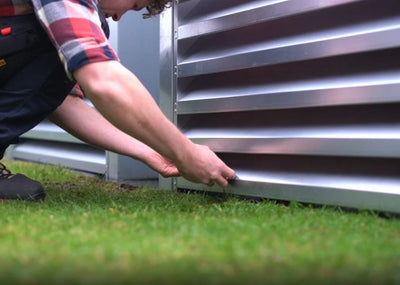 Installatiegemak: De REDUCD warmtepomp omkasting is met slechts 12 boutjes binnen 1.5u te installeren